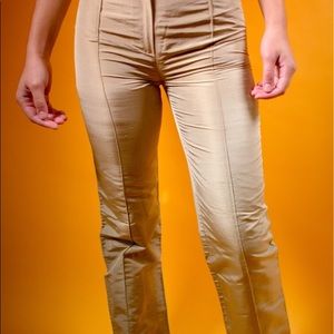 FENDI 100% Silk Pants